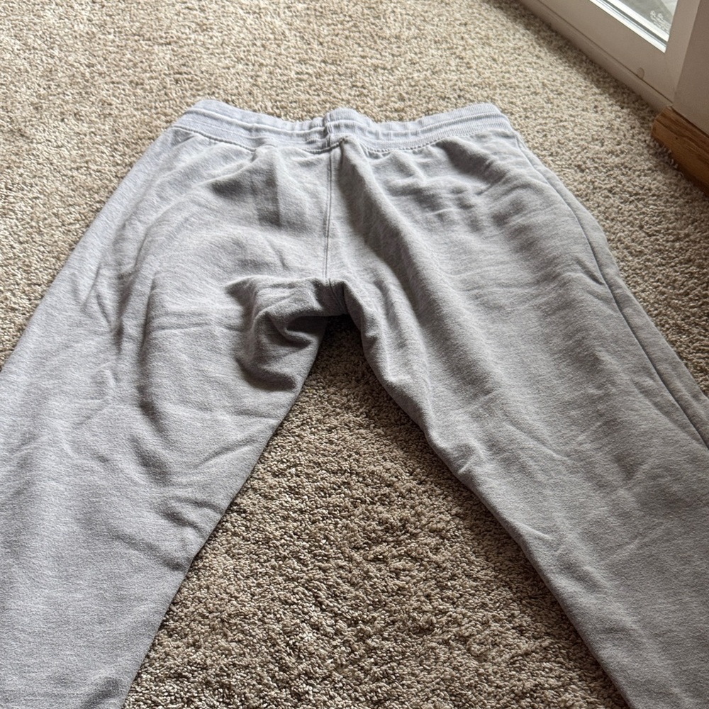 Pillars Gray Jogger Sweatpants with Red Logo Patch - Picture 5 of 6